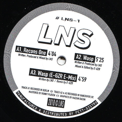 LNS (2) : Recons One (12", EP)