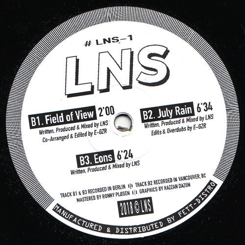 LNS (2) : Recons One (12", EP)