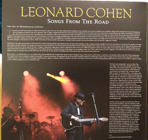Leonard Cohen : Songs From The Road (2xLP, RE)