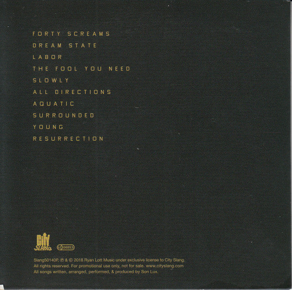 Son Lux : Brighter Wounds (CDr, Album, Promo)
