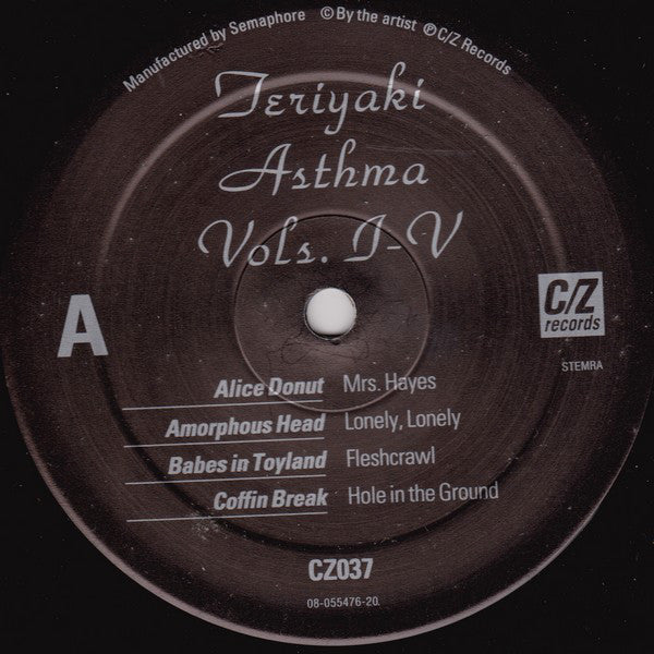 Various : Teriyaki Asthma Vols. I-V (2xLP, Comp)