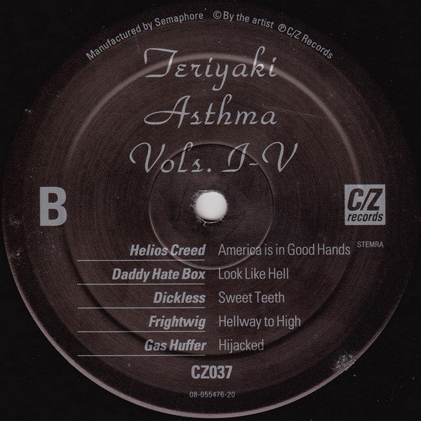 Various : Teriyaki Asthma Vols. I-V (2xLP, Comp)
