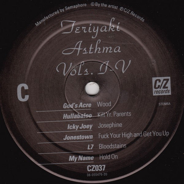 Various : Teriyaki Asthma Vols. I-V (2xLP, Comp)