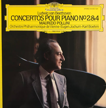 Ludwig van Beethoven - Maurizio Pollini, Wiener Philharmoniker, Eugen Jochum, Karl Böhm : Concertos Pour Piano No 2 & 4 (LP, Album)