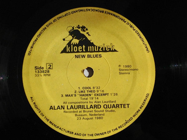 Alan Laurillard Quartet : New Blues (LP, Album, Gat)