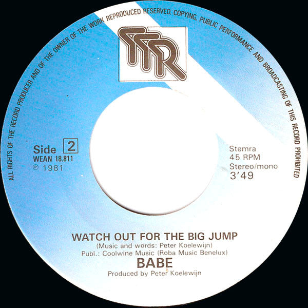 Babe (2) : Tick-A-Thumps My Heart (7", Single)