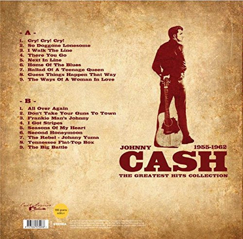 Johnny Cash : The Greatest Hits Collection (1955-1962) (LP, Comp)