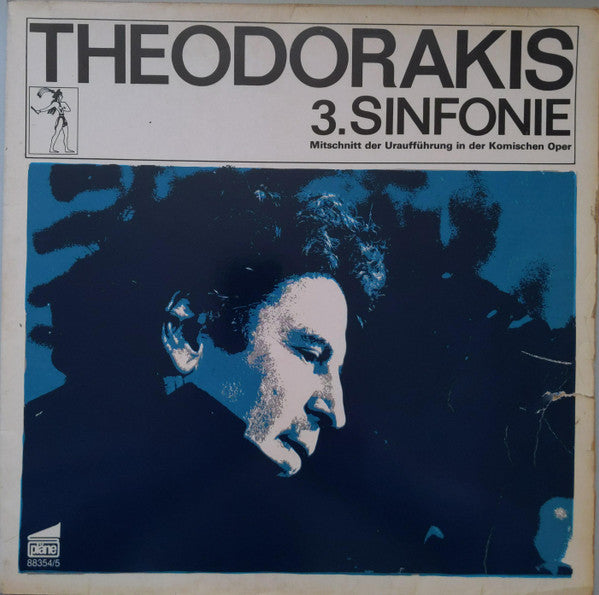 Mikis Theodorakis : 3. Sinfonie (Mitschnitt Der Uraufführung In Der Komischen Oper) (2xLP, Album)