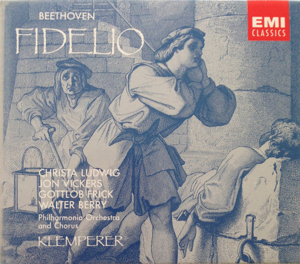 Ludwig van Beethoven, Christa Ludwig, Jon Vickers, Gottlob Frick, Walter Berry, Philharmonia Orchestra and Philharmonia Chorus, Otto Klemperer : Fidelio (2xCD, RE, RM)