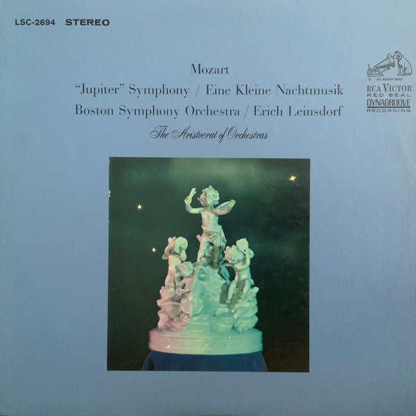 Wolfgang Amadeus Mozart / Erich Leinsdorf, Boston Symphony Orchestra : "Jupiter" Symphony / Eine Kleine Nachtmusik (LP, Album, RE, Bla)