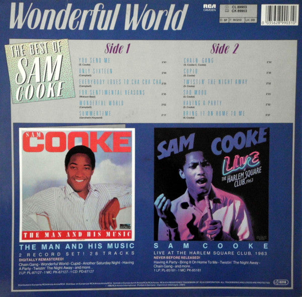 Sam Cooke : Wonderful World (The Best Of Sam Cooke) (LP, Comp)