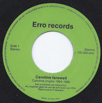 Unknown Artist : Caroline Farewell (7")