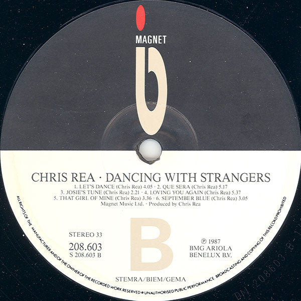 Chris Rea : Dancing With Strangers (LP, Album)