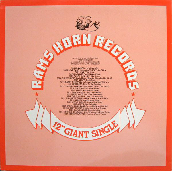 Carol Jiani : Hit 'n Run Lover (Special Disco Re-Mix) (12", Single)