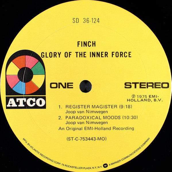 Finch (4) : Glory Of The Inner Force (LP, Album, MO )