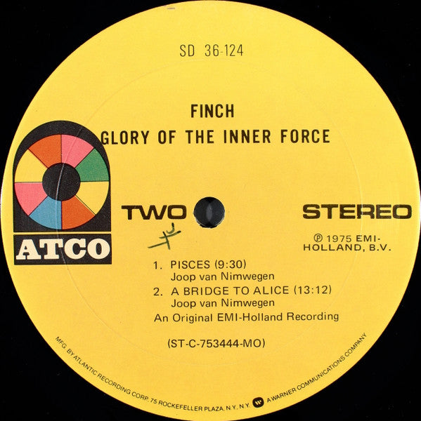 Finch (4) : Glory Of The Inner Force (LP, Album, MO )