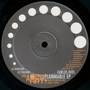 Carlos Rios : Flammable EP (12", EP)