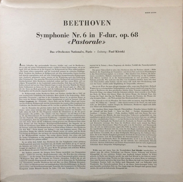 Ludwig van Beethoven : Symphony Nr 6 In F-dur, Op. 68 "Pastoral" (LP, Album)