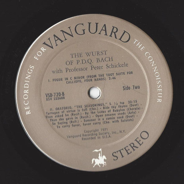 Peter Schickele : The Wurst Of P.D.Q. Bach (2xLP, Album, Comp)