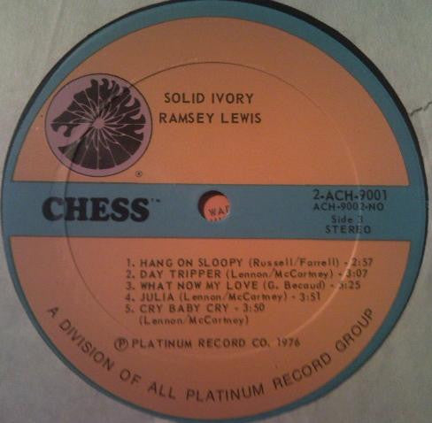 Ramsey Lewis : Solid Ivory: His Greatest Hits (2xLP, Comp)