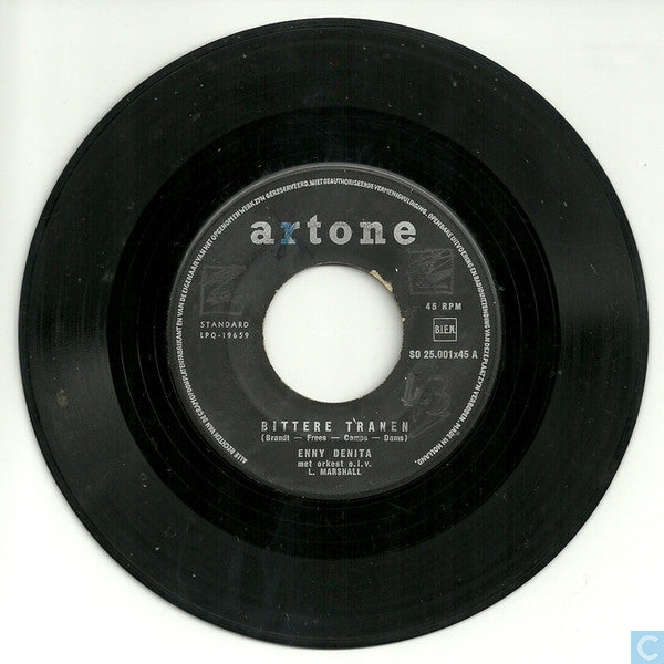Enny Denita : Bittere Tranen / Jong Van Hart En Grijze Haren (7", Single)