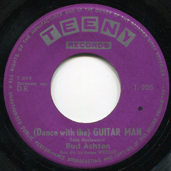 James Wright & His Orchestra, Bud Ashton : Must Be Madison / (Dance With The) Guitar Man (7", Single)