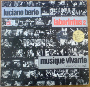 Luciano Berio - Ensemble Musique Vivante : Laborintus 2 (LP, Gat)