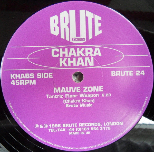 Chakra Khan : Mauve Zone (12")