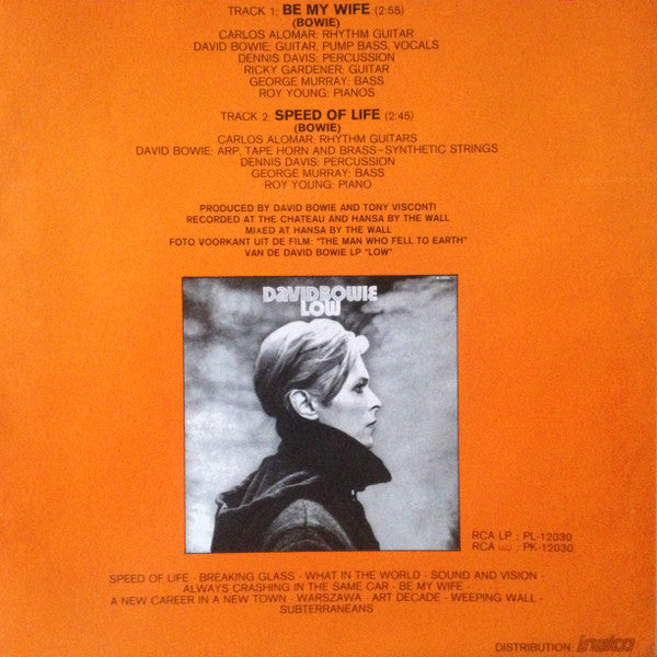 David Bowie : Be My Wife (7", Single)