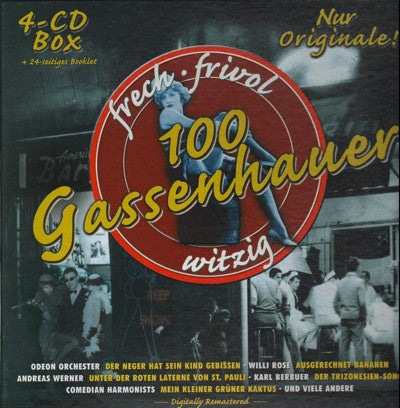 Various : 100 Gassenhauer (4xCD, Comp + Box)