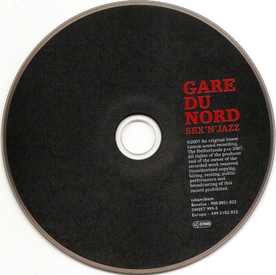 Gare Du Nord : Sex 'N' Jazz (CD, Album, Dig)