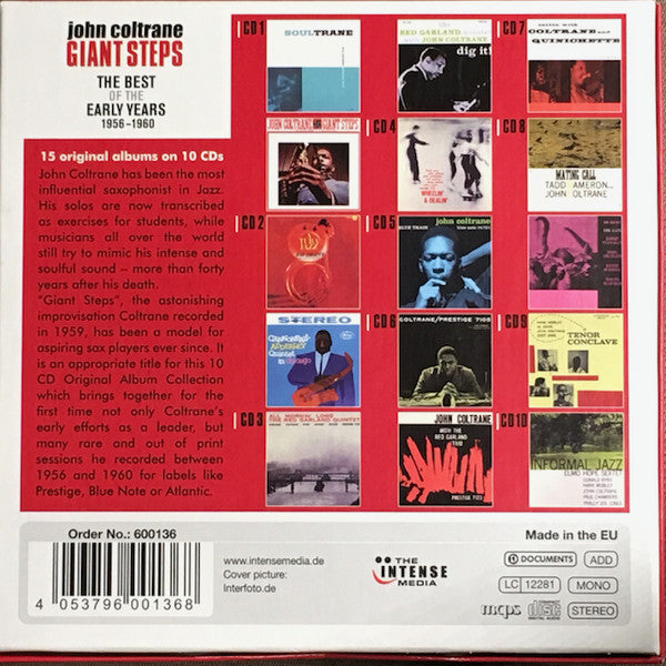 John Coltrane : Giant Steps - The Best of The Early Years 1956-1960 (10xCD, RE, RM + Box, Comp)