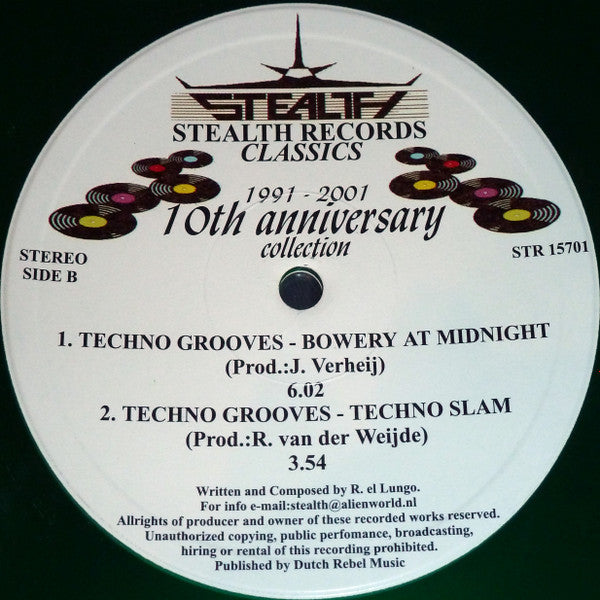 Various : 10th Anniversary Collection (1991-2001) (12", Gre)