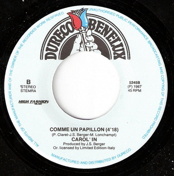 Carol'in : C'est La Ouate (Remix) (7", Single)