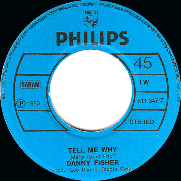 Danny Fisher (2) : Tell Me Why (7", Single)