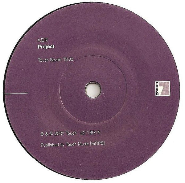 AER : Project (7", Single, Ltd)