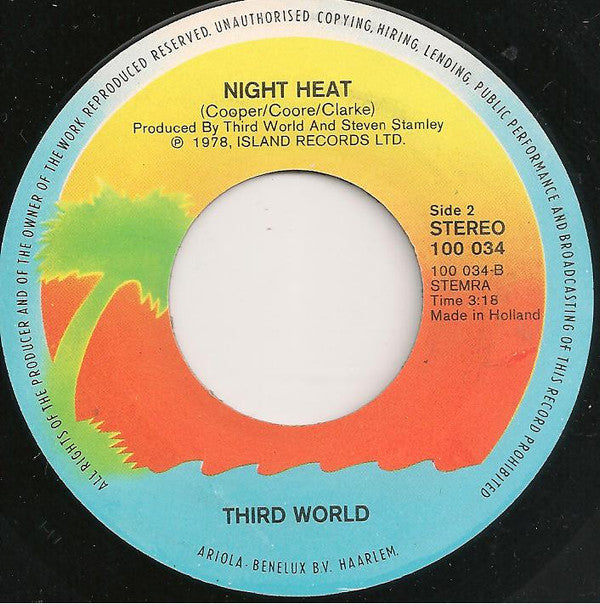 Third World : Now That We Found Love (7", Single)