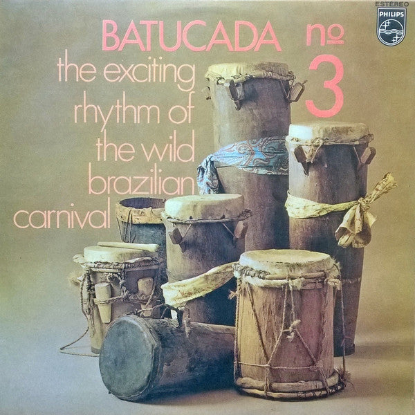 Escola De Samba Da Cidade : Batucada Nº 3 "The Exciting Rhythm Of The Wild Brazilian Carnival" (LP, Album)