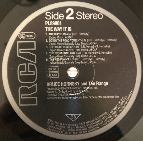 Bruce Hornsby And The Range : The Way It Is (LP, Album)