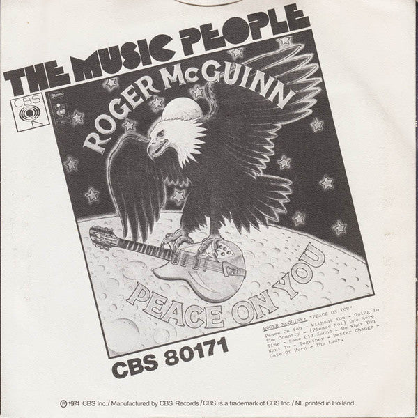 Roger McGuinn : Peace On You (7", Single)