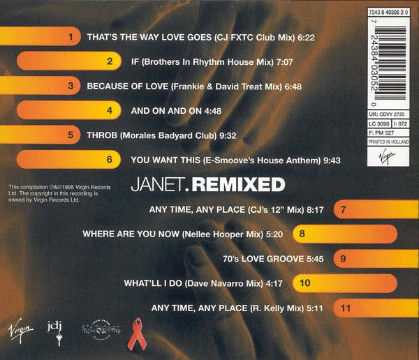 Janet Jackson : Janet.Remixed (CD, Comp)