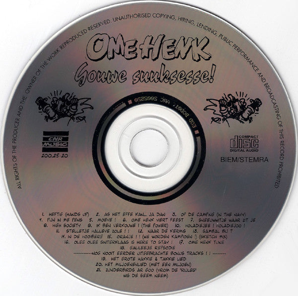 Ome Henk : Gouwe Suuksesse! (CD, Comp)