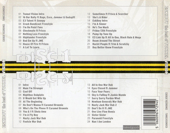 Eskiboy : The Best Of Tunnel Vision (2xCD, Comp)