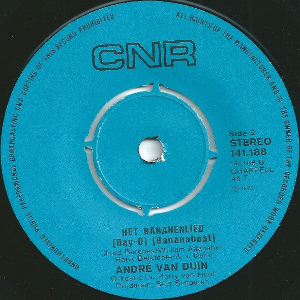 André van Duin : Jo Met De Jojo / Het Bananenlied (7", Single)