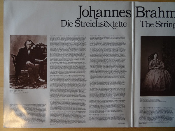 Johannes Brahms - Stuttgarter Solisten : Die Streichsextette - Streichsextett Nr. 1 B-Dur Op. 18 / Streichsextett Nr. 2 G-Dur Op. 36 (LP, Gat)