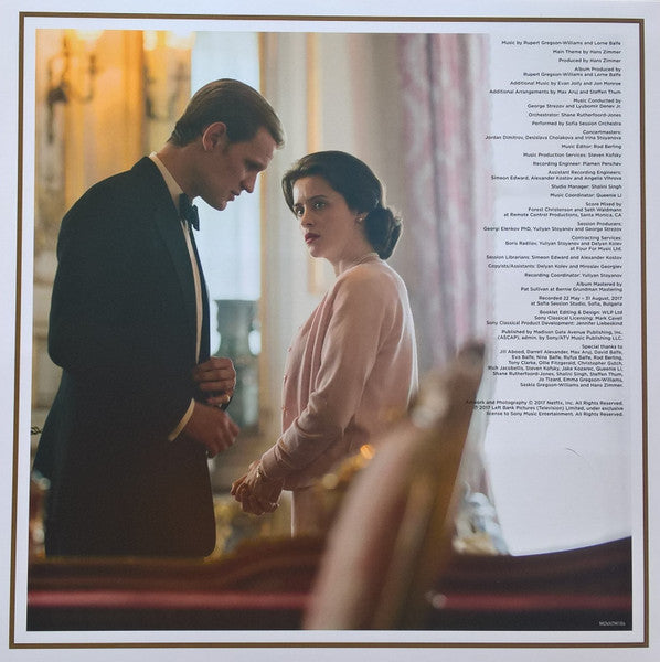 Rupert Gregson-Williams & Lorne Balfe : The Crown (A Netflix Original Series) Season Two Soundtrack (2xLP, Album, Ltd, Num, Gol)