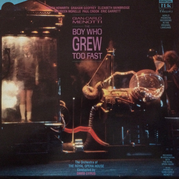 Gian Carlo Menotti - The Orchestra Of The Royal Opera House*, David Syrus : The Boy Who Grew Too Fast (LP, Album)