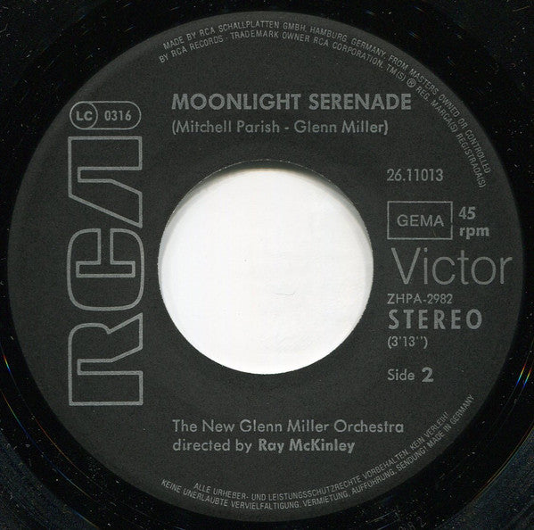 The New Glenn Miller Orchestra : In The Mood / Moonlight Serenade (7", Single)