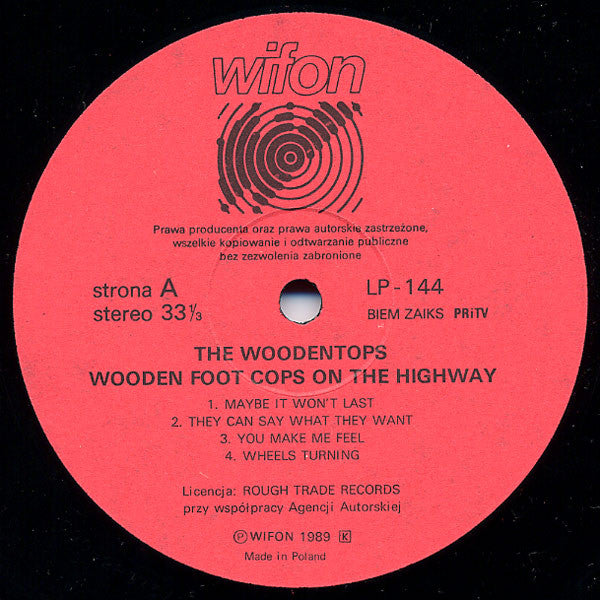 The Woodentops : Wooden Foot Cops On The Highway (LP, Album)