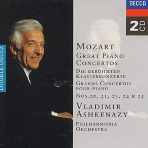 Wolfgang Amadeus Mozart, Philharmonia Orchestra, Vladimir Ashkenazy : Great Piano Concertos (2xCD, Comp)